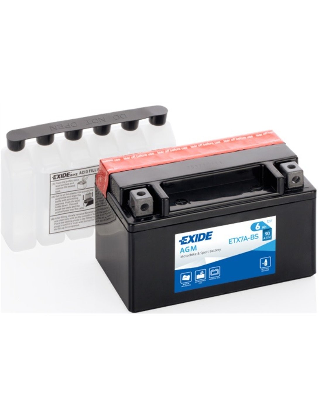 EXIDE AGM - moto START-STOP 12V 6Ah 90A