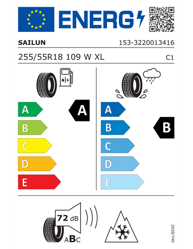 SAILUN ATREZZO 4SEASONS PRO 255/55 R18 109W XL