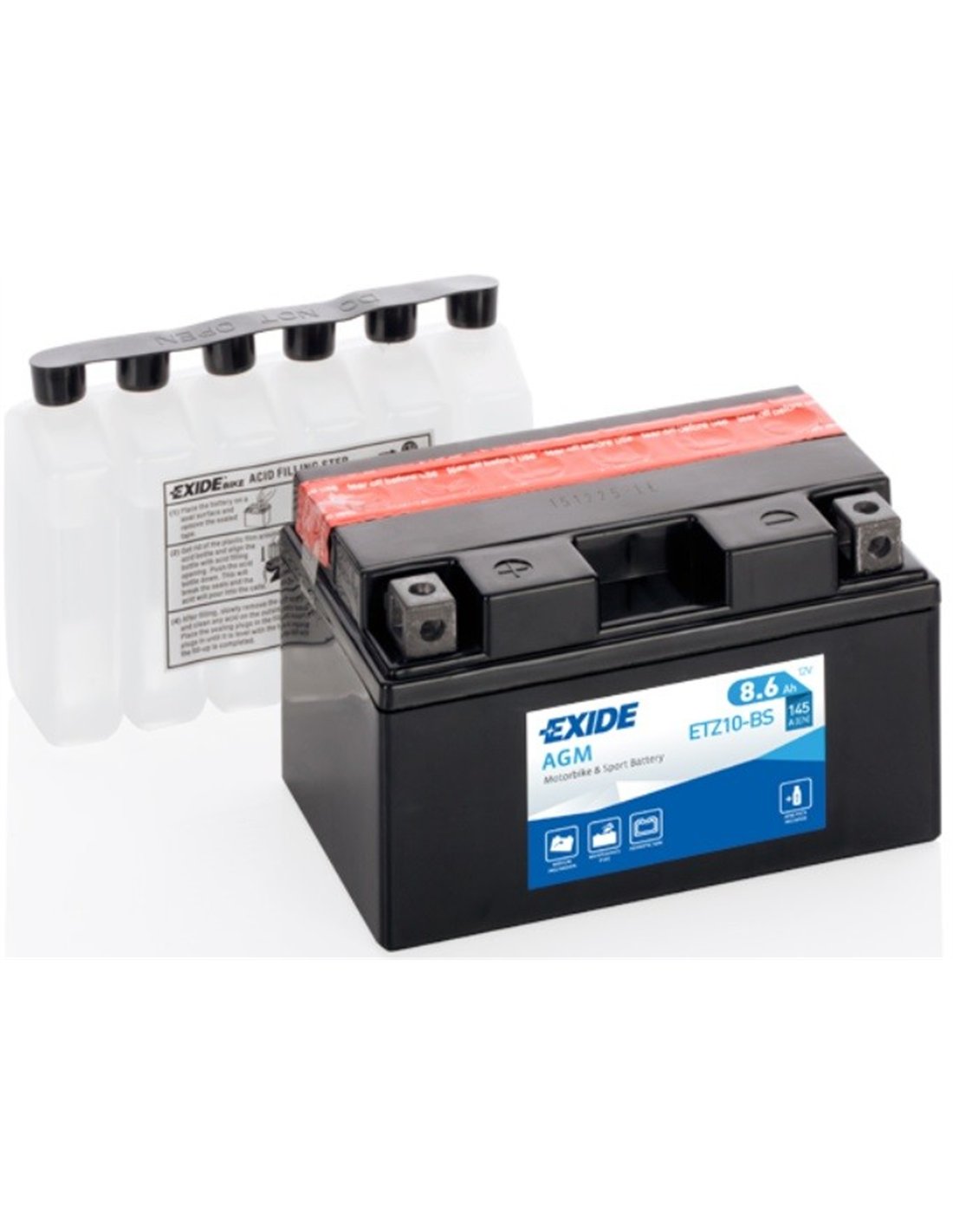 EXIDE AGM - moto START-STOP 12V 8.6Ah 145A