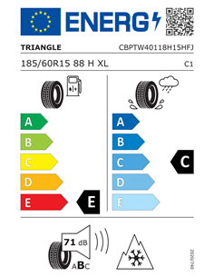 TRIANGLE WINTERX TW401 185/60 R15 88H XL 2