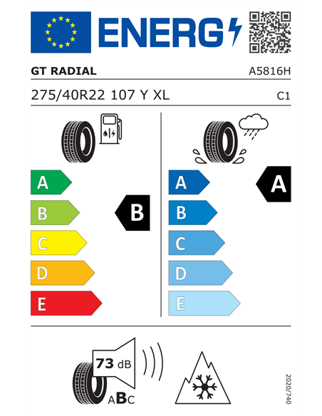 GT RADIAL CLIMATEACTIVE 275/40 R22 107Y XL