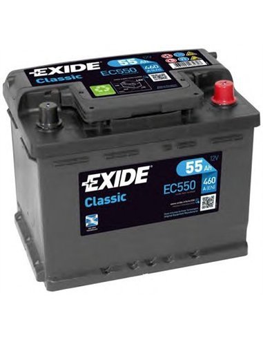 EXIDE CLASSIC 12V 55Ah 460A EXIDE CLASSIC 12V 55Ah 460A