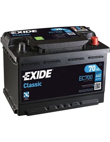 EXIDE CLASSIC 12V 70Ah 640A