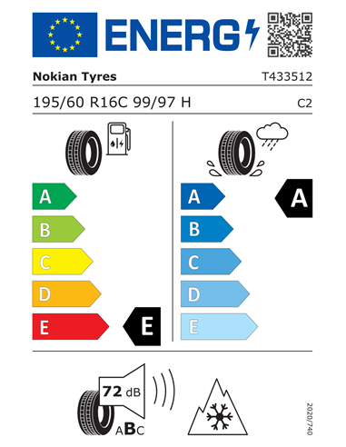 NOKIAN SEASONPROOF C1 195/60 R16C 99/97H