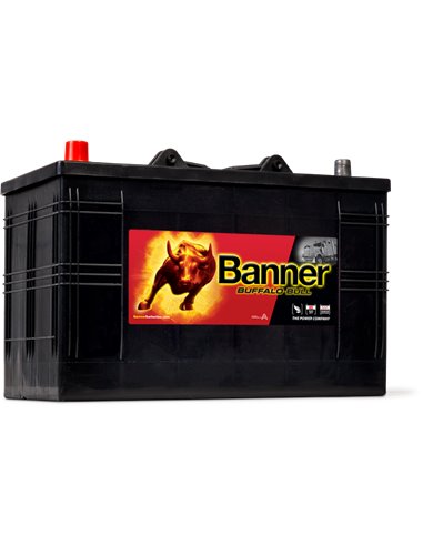 BANNER Buffalo Bull 12V 110Ah 800A - Borna Inversa (stanga +)