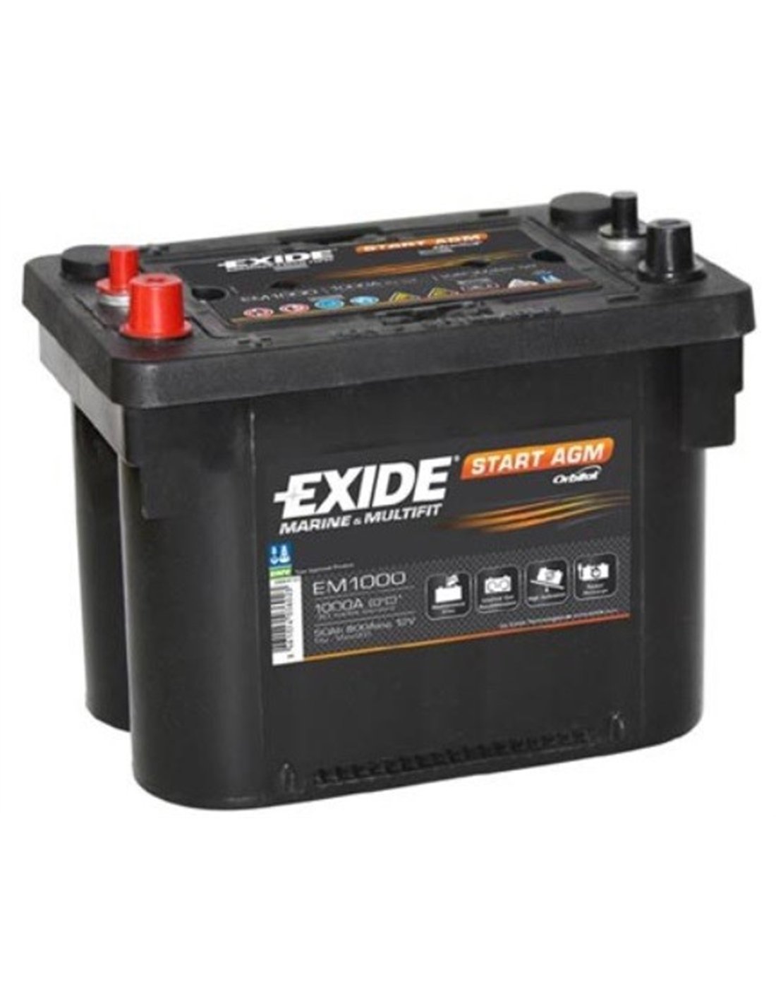 EXIDE START AGM START STOP 12V 50Ah 800A