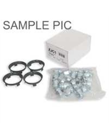 Set prezoane aliaj 5x120 M14x1.5 Piulita Hex 19 | 20buc Conic Inel Int 64.1/Ext 72.6