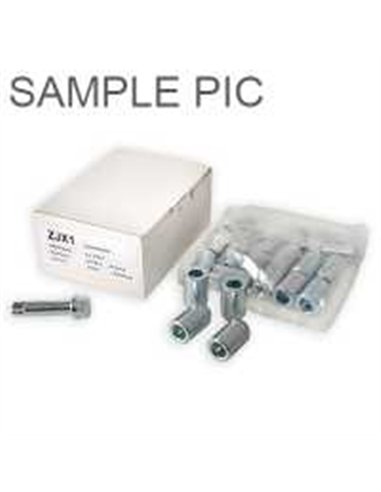 Set prezoane aliaj 1/2UNF Piulita Hex 21 | 20buc Conic Fara Inel