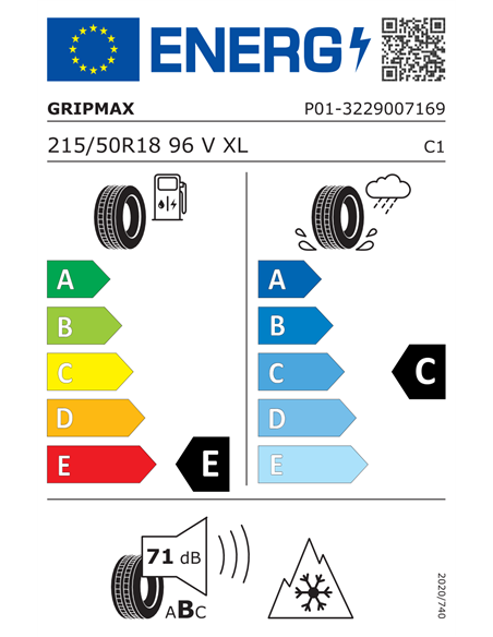 GRIPMAX SUREGRIP PRO WINTER 215/50 R18 96V XL