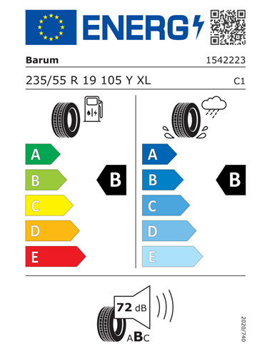 BARUM BRAVURIS 6 EV 235/55 R19 105Y XL BARUM BRAVURIS 6 EV 235/55 R19 105Y XL