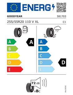GOODYEAR WRANGLER TERRITORY HT 255/55 R20 110V XL 2