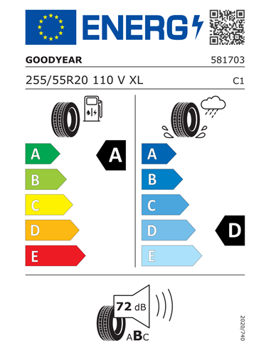 GOODYEAR WRANGLER TERRITORY HT 255/55 R20 110V XL GOODYEAR WRANGLER TERRITORY HT 255/55 R20 110V XL