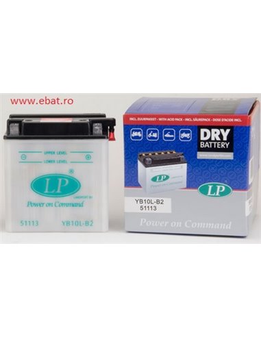 LANDPORT DRY Power on Command - moto 12V 11Ah - Borna Normala (dreapta +)