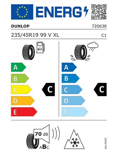 DUNLOP WINTER 235/45 R19 99V XL