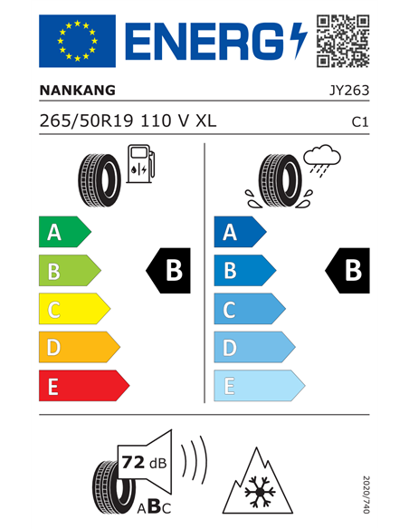 NANKANG SV-3 265/50 R19 110V XL
