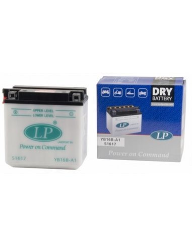 LANDPORT DRY Power on Command - moto 12V 16Ah - Borna Inversa (stanga +)