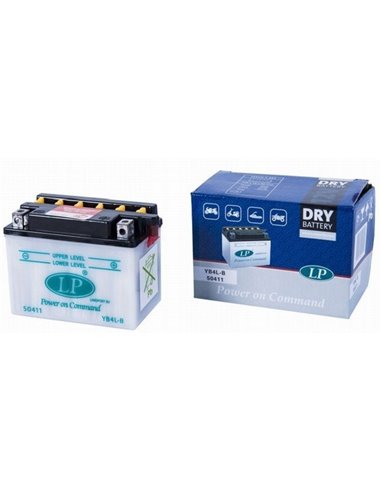 LANDPORT DRY Power on Command - moto 12V 4Ah 40A - Borna Normala (dreapta +)