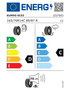 KUMHO PORTRAN KC53 165/70 R14C 89/87R 2