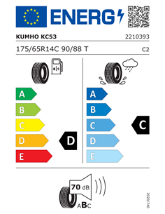 KUMHO PORTRAN KC53 175/65 R14C 90/88T 2