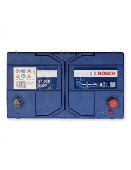 BOSCH S4 12V 95Ah 830A - Borna Normala (dreapta +)