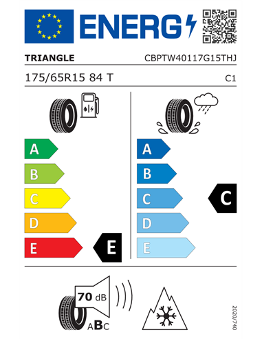 TRIANGLE WINTERX TW401 175/65 R15 84T TRIANGLE WINTERX TW401 175/65 R15 84T