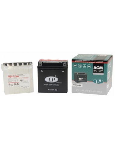 LANDPORT AGM Power on Command - moto START-STOP 12V 9Ah - Borna Inversa (stanga +)