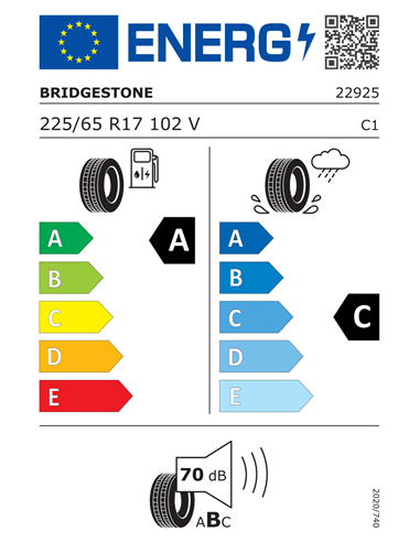 BRIDGESTONE TURANZA ECO 225/65 R17 102V