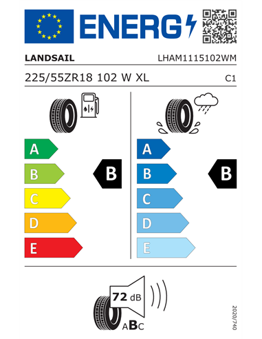 LANDSAIL LS 388 225/55 R18 102W XL