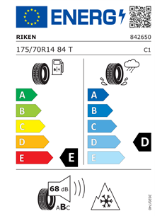 RIKEN SNOWTIME B2 175/70 R14 84T 2