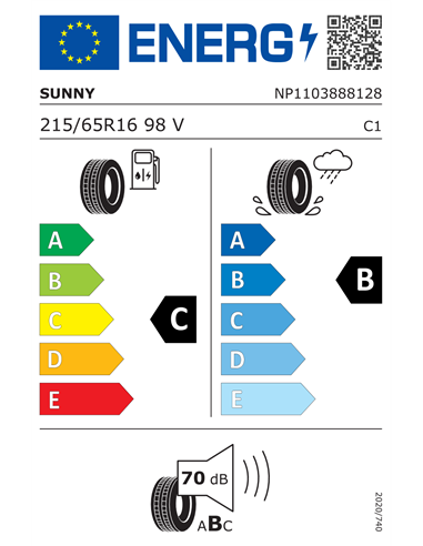 SUNNY NP226 215/65 R16 98V