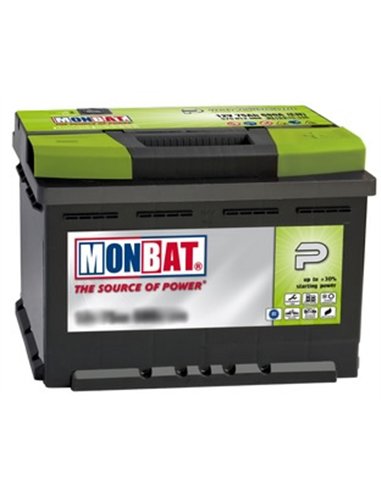 MONBAT Premium 12V 60Ah 540A - Borna Normala (dreapta +) MONBAT Premium 12V 60Ah 540A - Borna Normala (dreapta +)