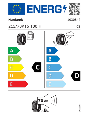 HANKOOK DYNAPRO HPX RA43 215/70 R16 100H