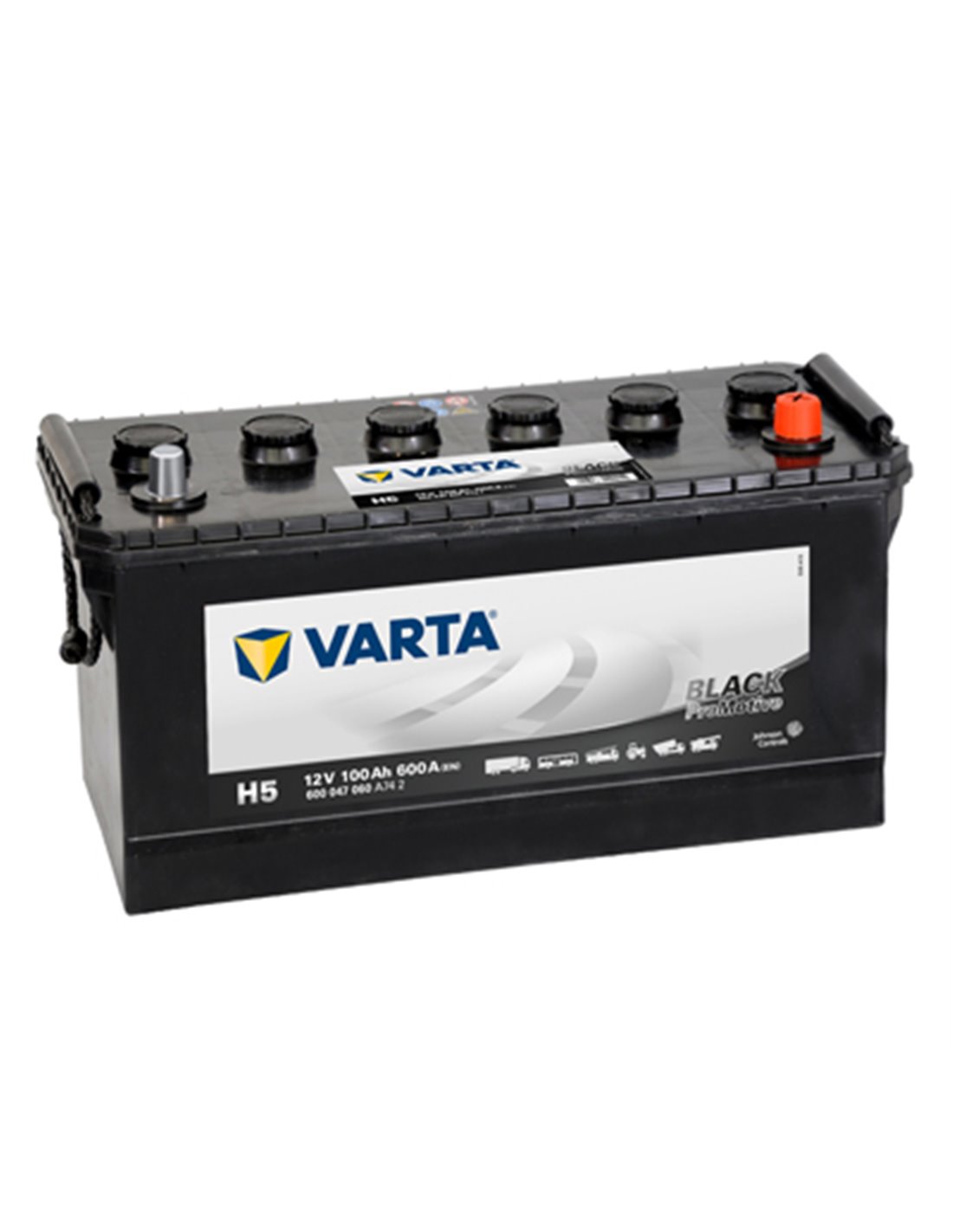 VARTA Promotive Black 12V 100Ah 600A - Borna Normala (dreapta +)
