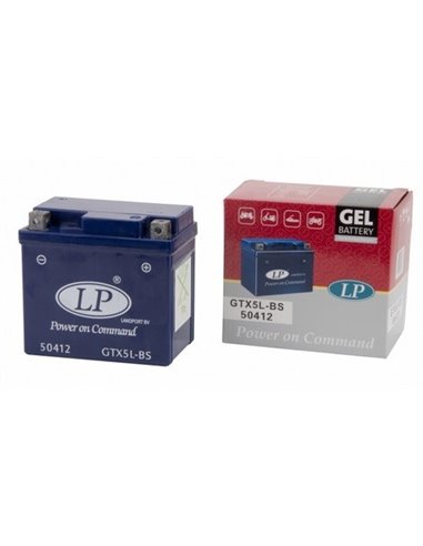 LANDPORT GEL - Power on Command - moto 12V 5Ah - Borna Normala (dreapta +)