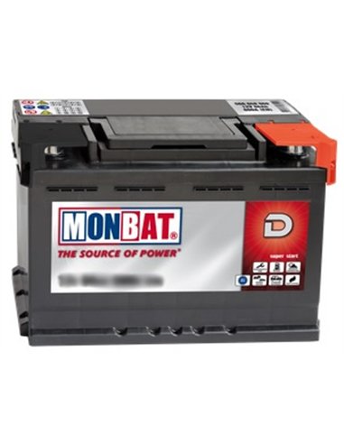 MONBAT Dynamic 12V 55Ah 480A - Borna Normala (dreapta +)