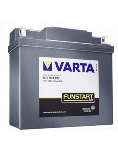 VARTA Funstart GEL (PowerSportsGEL) START-STOP 12V 19Ah 170A - Borna Normala (dreapta +) VARTA Funstart GEL (PowerSportsGEL) START-STOP 12V 19Ah 170A - Borna Normala (dreapta +)