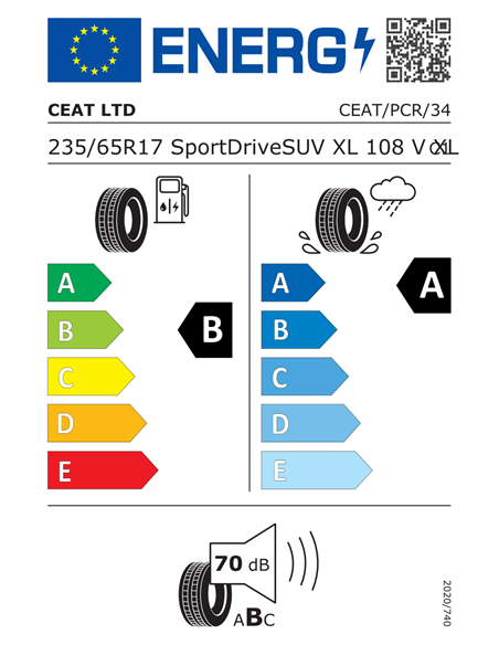 CEAT SPORT DRIVE SUV 235/65 R17 108V XL