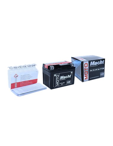 MACHT YTX4L-BS AGM 12V 3Ah 40A - Borna Normala (dreapta +) MACHT YTX4L-BS AGM 12V 3Ah 40A - Borna Normala (dreapta +)