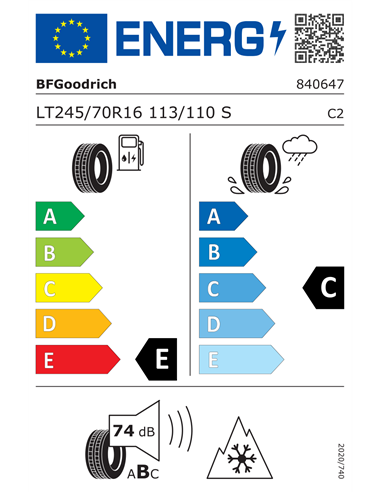 BF GOODRICH ALL-TERRAIN T/A KO3 245/70 R16 113/110S BF GOODRICH ALL-TERRAIN T/A KO3 245/70 R16 113/110S