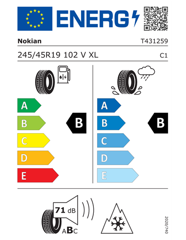 NOKIAN SNOWPROOF P 245/45 R19 102V XL