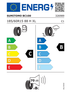 SUMITOMO BC100 185/60 R15 88H XL 2