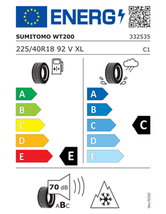 SUMITOMO WT200 225/40 R18 92V XL 2