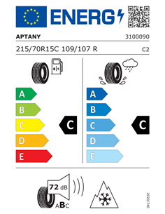 APTANY RC147 215/70 R15C 109/107R 2