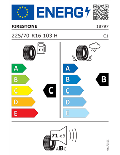 FIRESTONE ROADHAWK 225/70 R16 103H 2