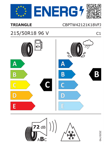 TRIANGLE EFFEXWINTER TW421 215/50 R18 96V TRIANGLE EFFEXWINTER TW421 215/50 R18 96V