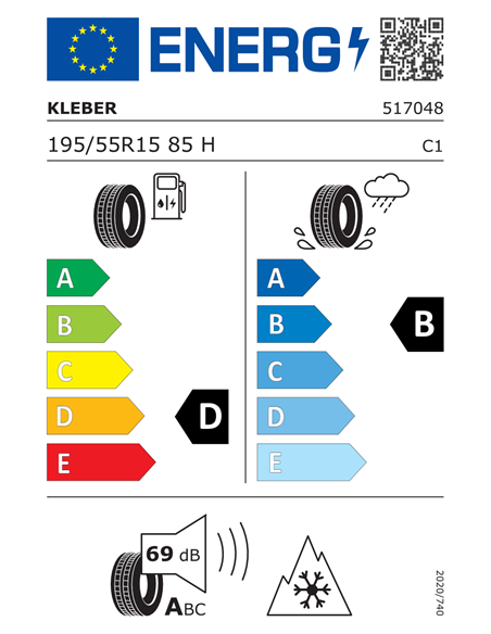 KLEBER KRISALP HP3 195/55 R15 85H