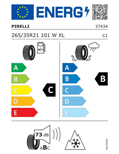 PIRELLI P ZERO WINTER 265/35 R21 101W XL 2
