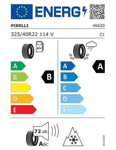 PIRELLI P ZERO WINTER 2 MO 325/40 R22 114V PIRELLI P ZERO WINTER 2 MO 325/40 R22 114V