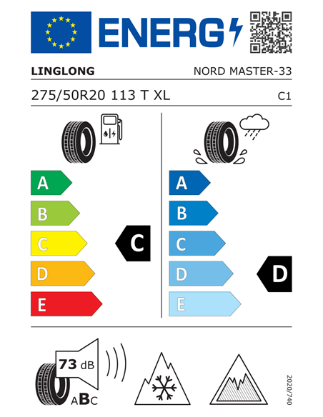 LINGLONG NORD MASTER 275/50 R20 113T XL