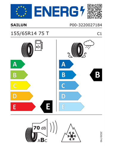 SAILUN ICEBLAZER ALPINE 2 155/65 R14 75T